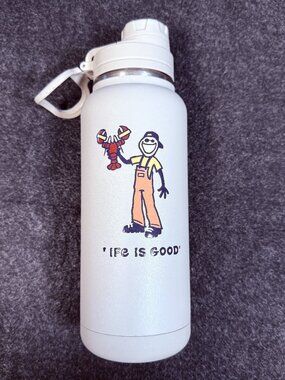 Life Is Good Lobster Water Bottle 32oz